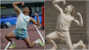 Ο Καραλής έγινε viral στο Diamond League με εικόνα εμπνευσμένη από την Αρχαία Ελλάδα