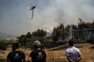 Φωτιά στην Επισκοπή Ευβοίας: Μήνυμα 112 για εκκένωση – Μεγάλη κινητοποίηση της Πυροσβεστικής