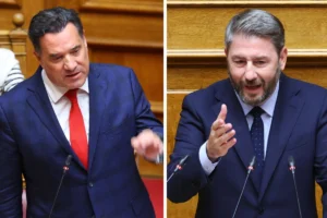Ανδρουλάκης κατά Γεωργιάδη στη Βουλή: Στο στόχαστρο το ΕΣΥ, η εξωτερική πολιτική και η στάση της ΝΔ για τον Κασιδιάρη