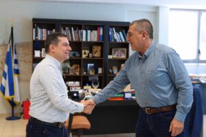 Συνάντηση εργασίας με τον καθηγητή Αναστάσιο Σέξτο και τη Δρ. Σωτηρία Στεφανίδου είχε ο Περιφερειάρχης Θεσσαλίας Δημήτρης Κουρέτας